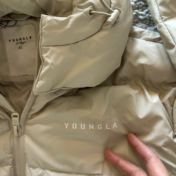 Men's YoungLA 554 BrookynPuffer XL, NWT, OffWhite - Picture 6 of 9